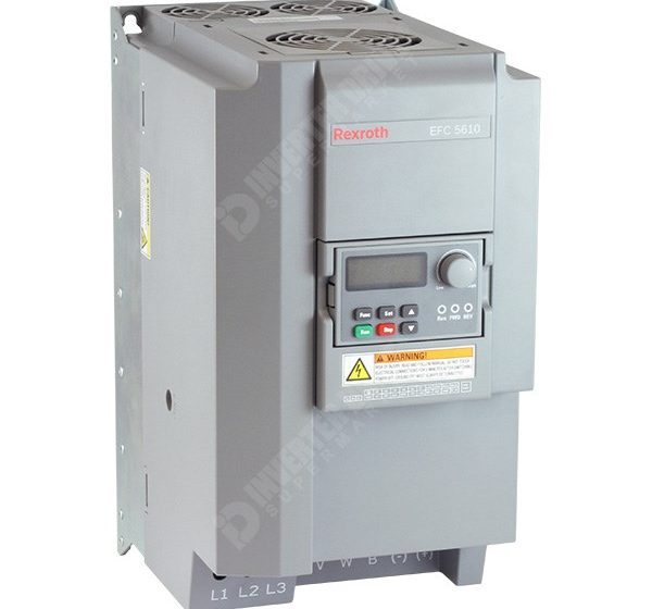 Bosch Rexroth EFC 5610 EFC5610-22K0-3P4-MDA-7P-NNNNN-L1NN – 22 kW heavy-duty code, 3-phase 400 V class, Modbus, C3 EMC, IP20, STO