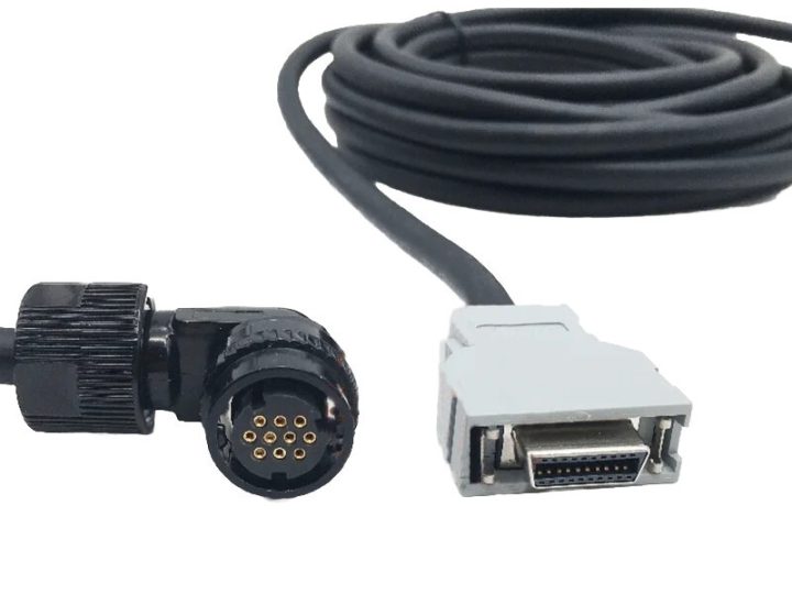 FANUC A660-2005-T505#L-15M 90° Connector Encoder/Feedback Cable – 15 m