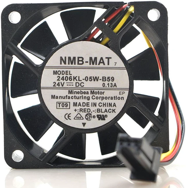 NMB 2406KL-05W-B59 24 VDC CNC Soğutma Fanı gerçek ürün görseli