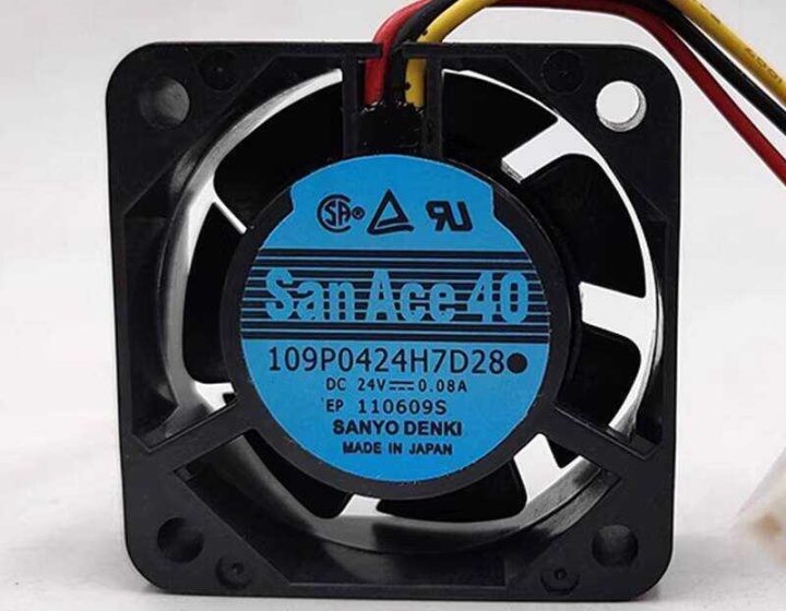SANYO DENKI 109P0424H7D28 24 VDC CNC Soğutma Fanı