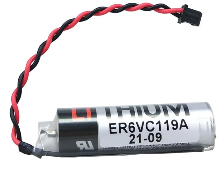 Toshiba ER6VC119A 3.6 V CNC Backup Battery with Connector