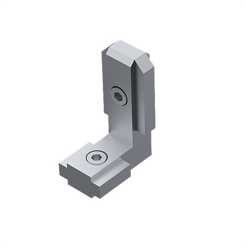 Doğuş Kalıp 45x45 Gizli Köşe Bağlantı Parçası - üretici ürün görseli ve teknik çizim