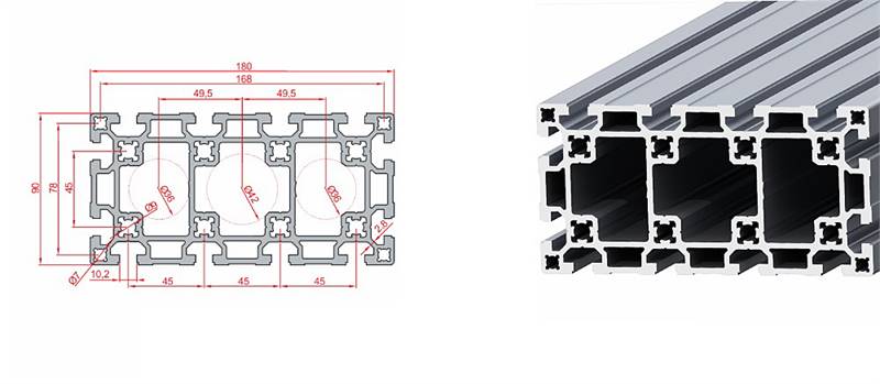 90x180 Ağır Sigma Profil K10 - Doğuş Kalıp 1.1.10.090180.01 üretici görseli
