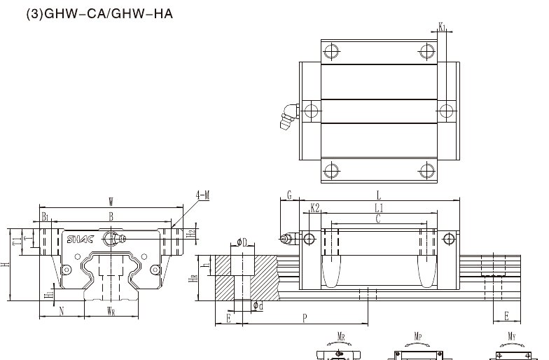 SHAC GHW15CA resmî seri çizimi